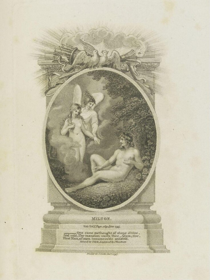 Adam with Eve and an angel top image