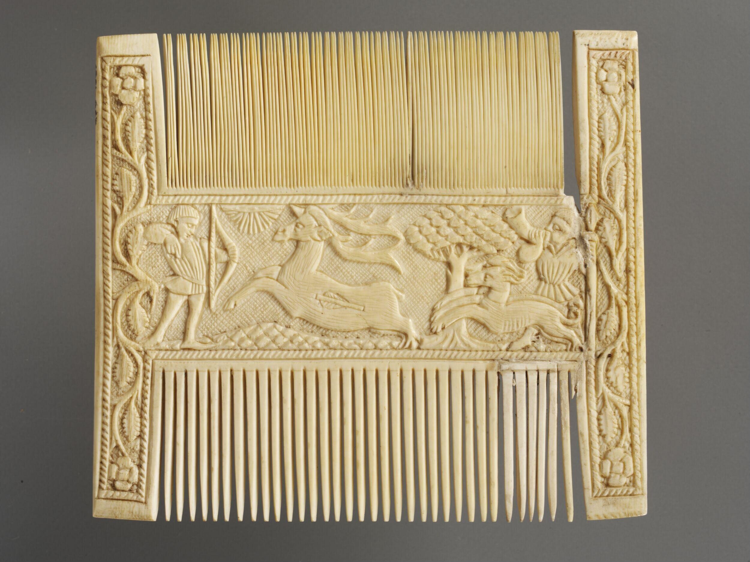 Hunting scene and dancers by Unknown