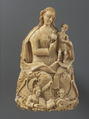 The Virgin and Child (Virgo Lactans) with Angels, ca. 1470-1500