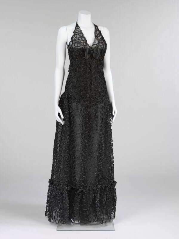 Evening Dress Karl Lagerfeld V&A Explore The Collections