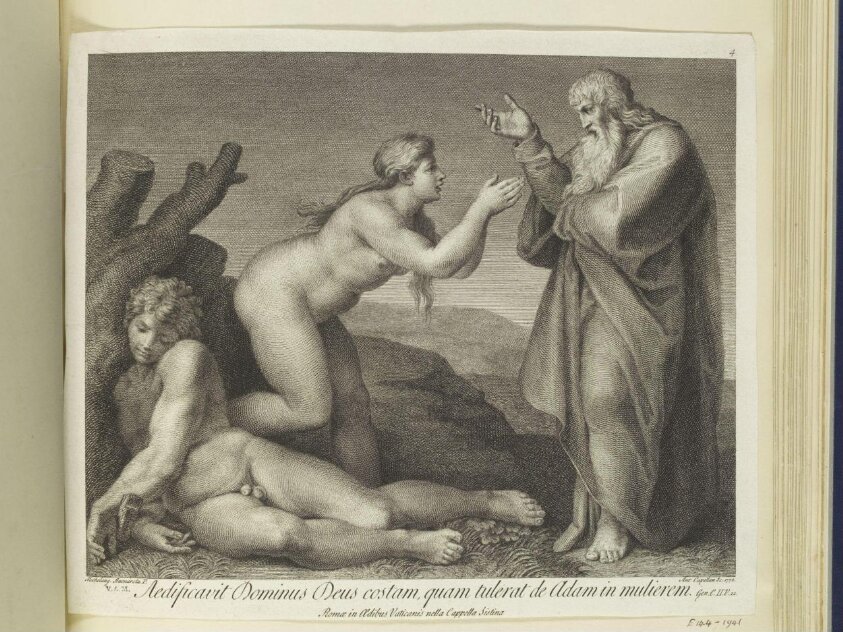 The Creation of Eve (1772) by Antonio Capellan