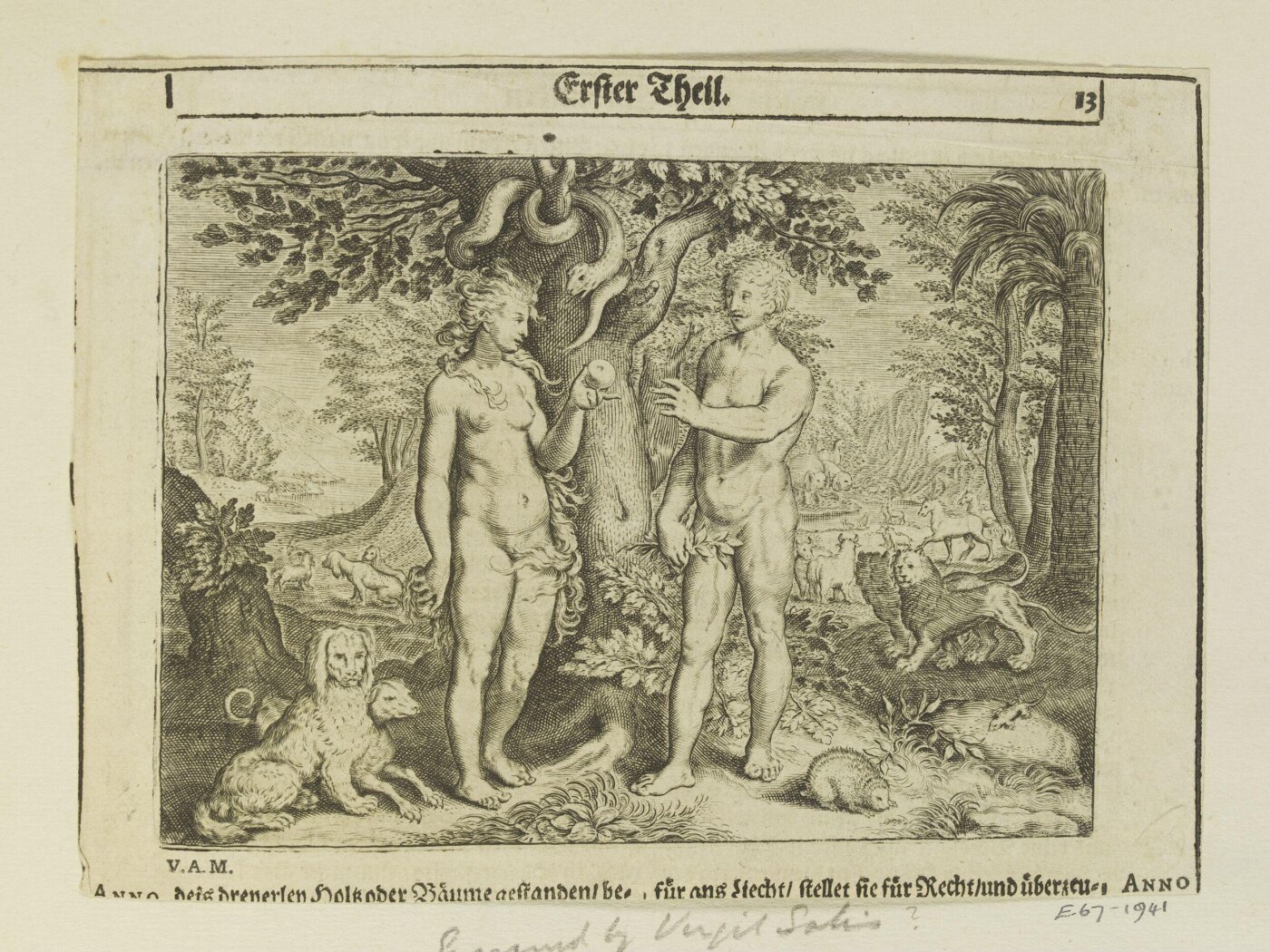 Unknown, Eve tempting Adam