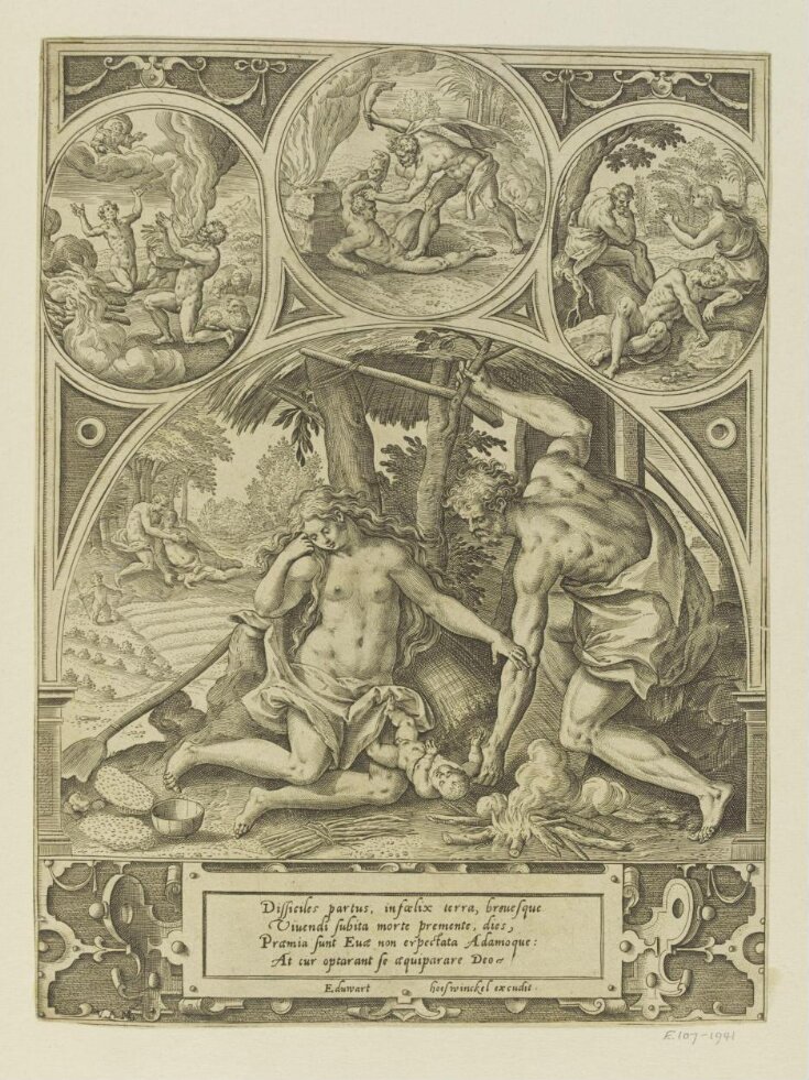 Adam and Eve after the Fall | Eduard van Hoeswinckel | V&A Explore The ...