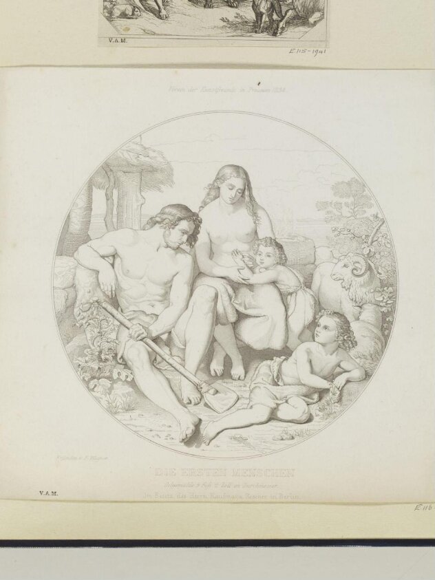 Die Ersten Menschen (1834) by Carl Wagner