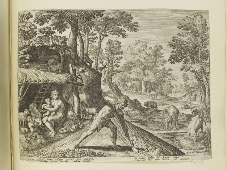 Adam And Eve After The Fall Jan Sadeler Marten De Vos Vanda Explore