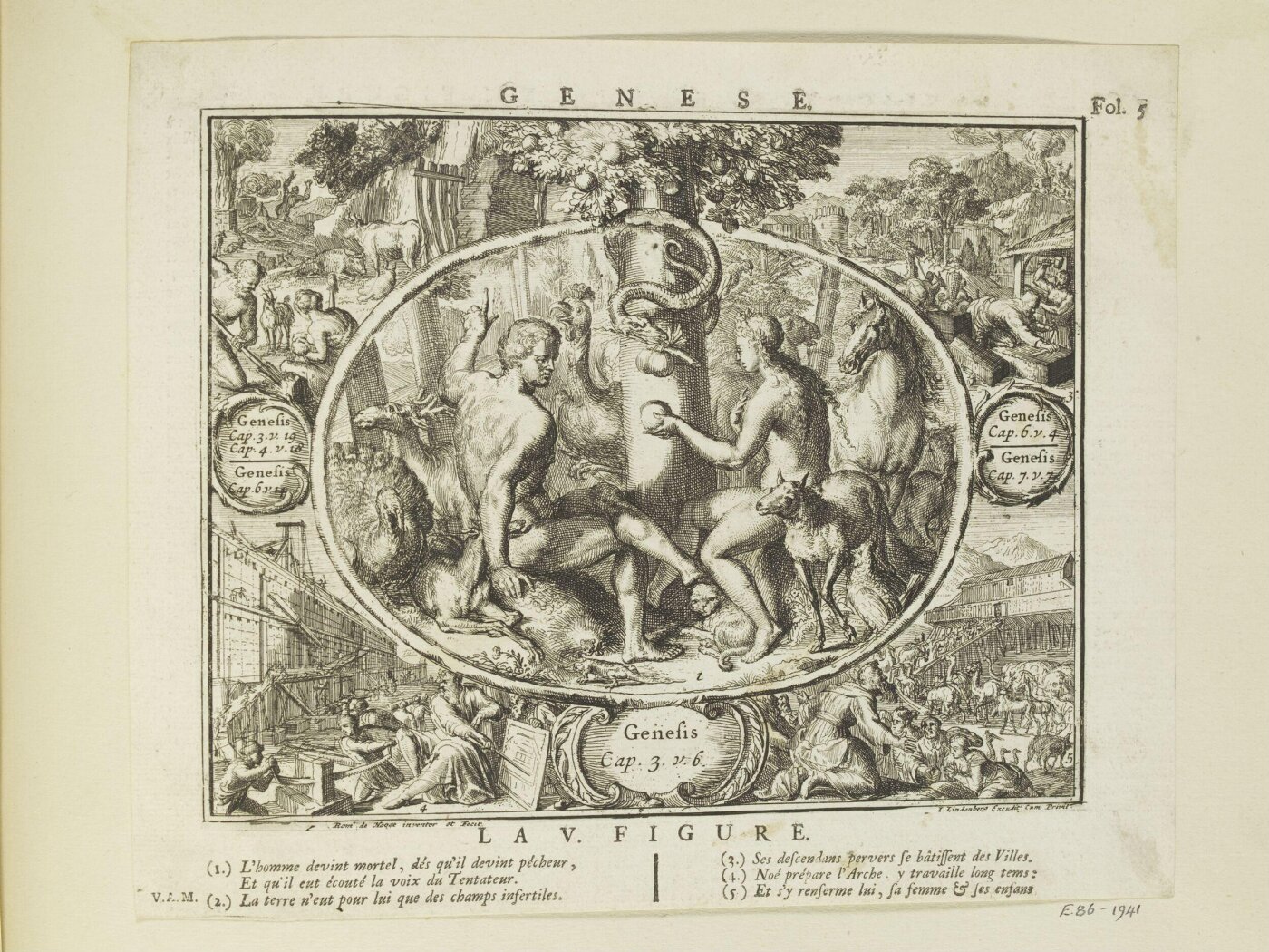 Romeyn de Hooghe, Scenes from Genesis