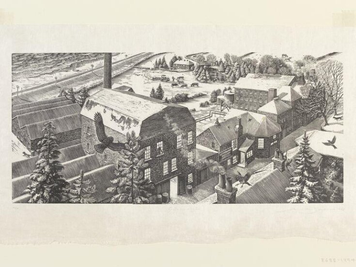 Glenmorangie Distillery in Winter image