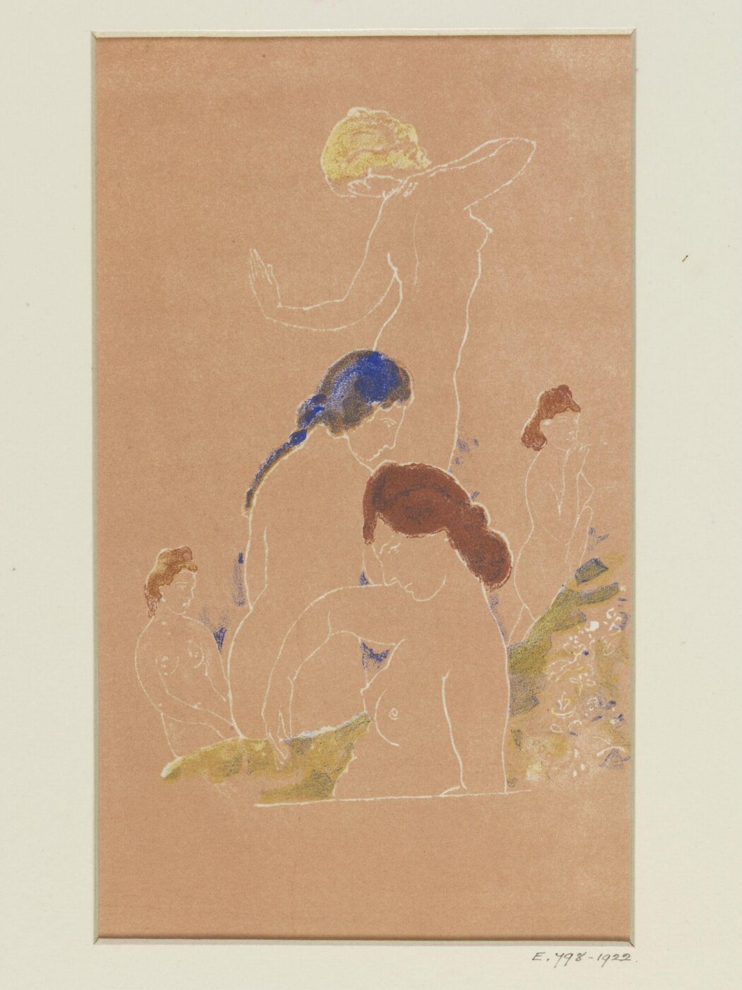 Arthur Bowen Davies, Figure study
