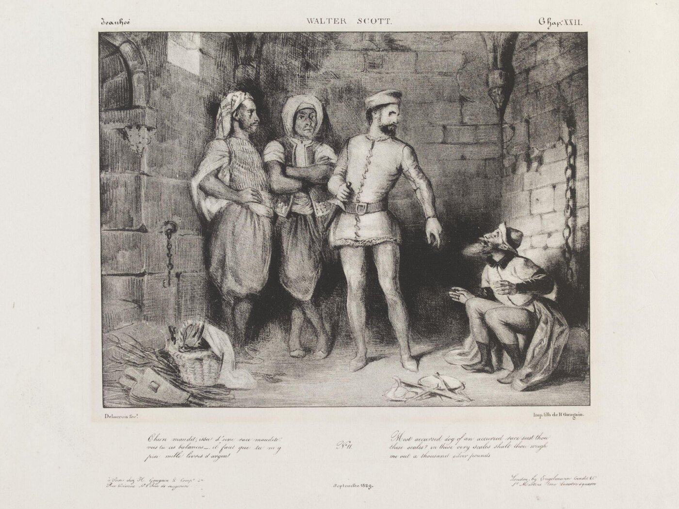 Eugene Delacroix, Fronte-Boeuf et le Juif