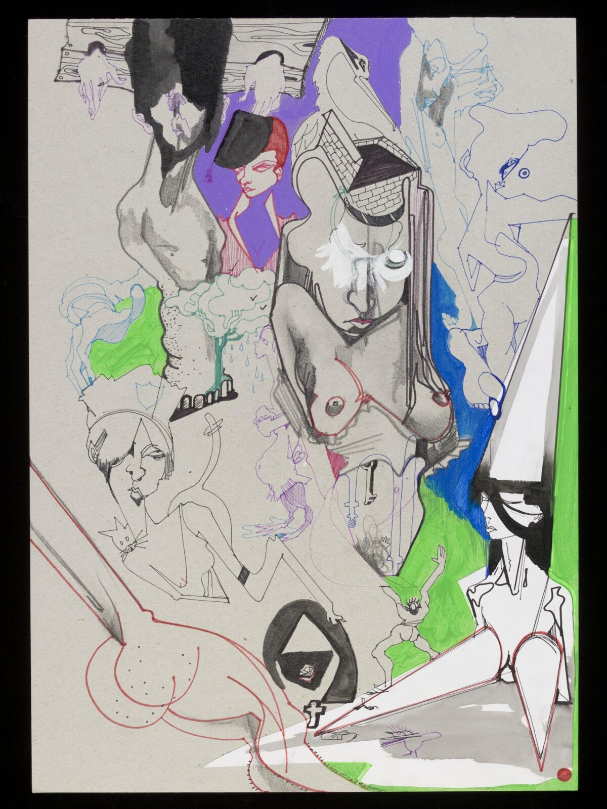 Drawing, Julie Verhoeven, 08/2003