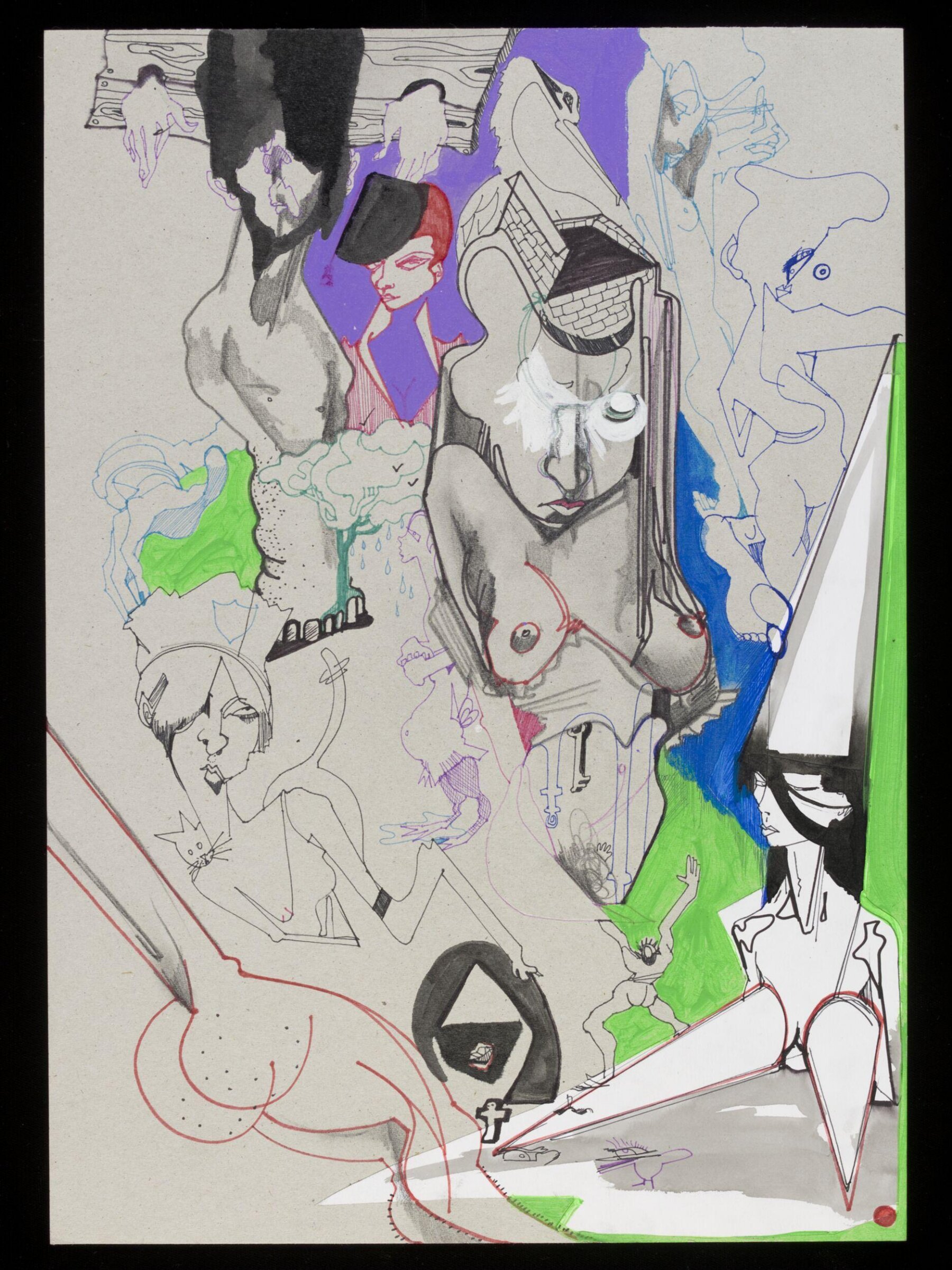 Drawing, Julie Verhoeven, 08/2003
