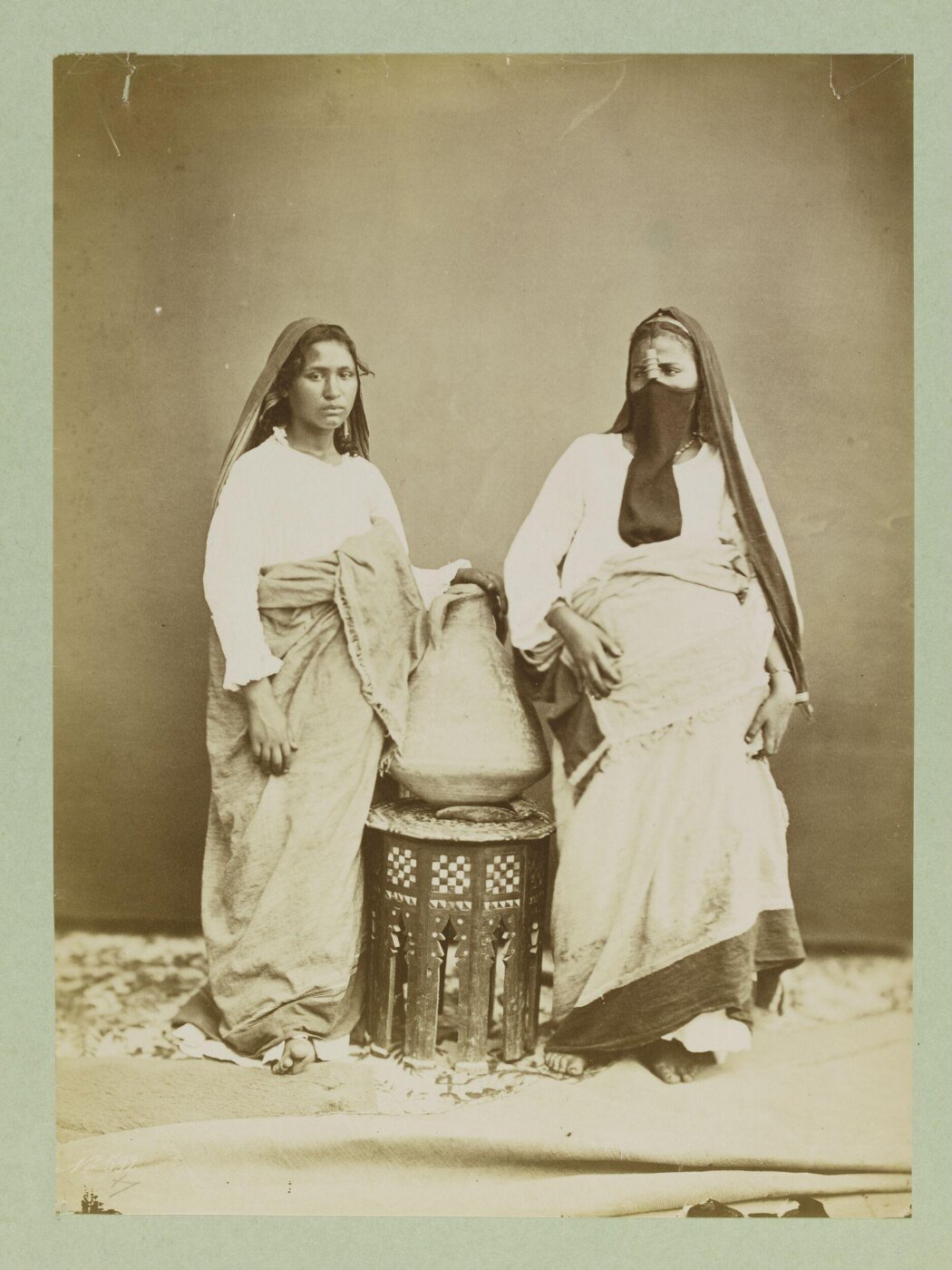 Unknown, A portrait of two (?) Egyptian women.