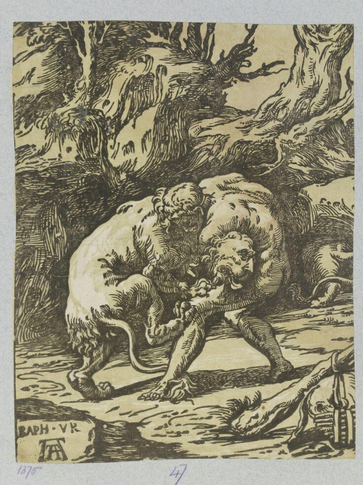 Hercules Strangling the Nemean Lion top image