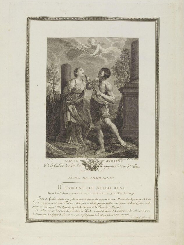 The Martyrdom of St. Apollonia (mid 18th - early 19th century) by Bénédict-Alphonse Nicolet