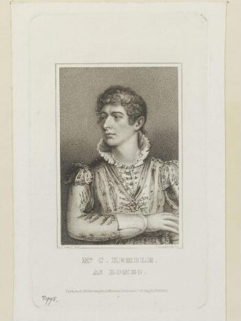 Mr. Charles Kemble as Romeo