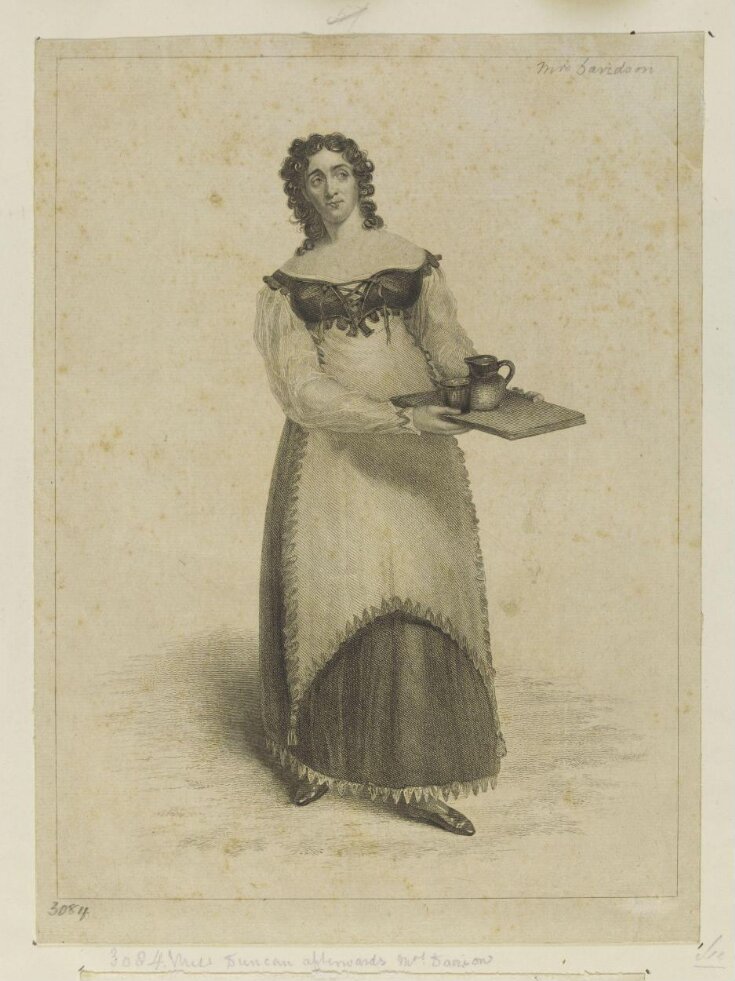 Miss. Duncan in the character of Juliana in the play 'The Honeymoon', Act iii., Scene 4 top image