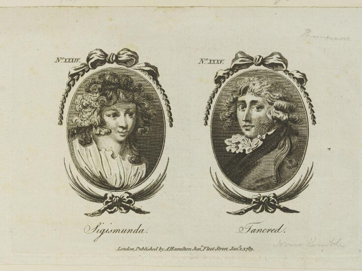 'Sigismunda' and 'Tancred' top image