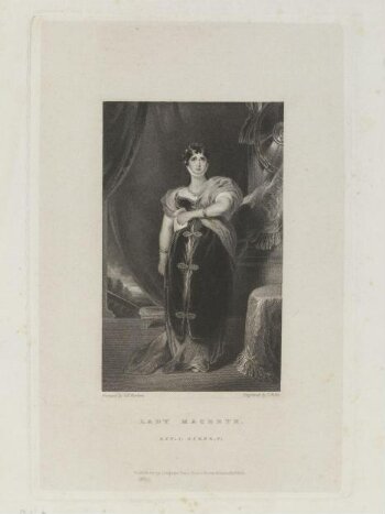 Mrs. Sarah Siddons as Lady Macbeth, Act I., Scene 5.