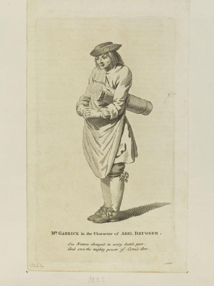 Mr. Garrick in the character of Abel Drugger, in 'The Alchemist' top image