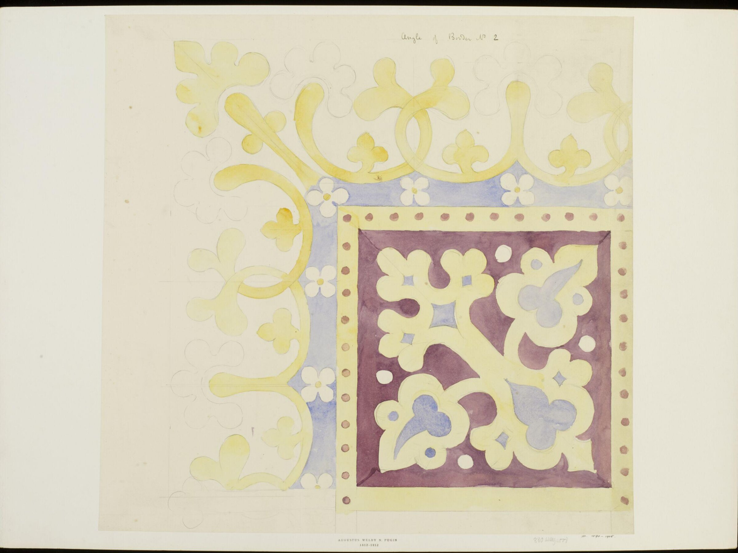 Drawing, A.W.N. Pugin, c. 1840s