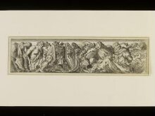 Set of friezes with trophies and figures after Polidoro da Caravaggio thumbnail 1