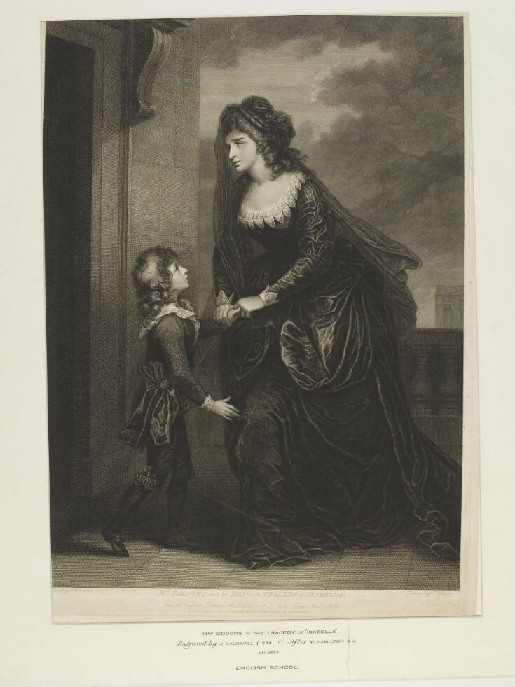 Mrs. Siddons and her Son in the Tragedy of Isabella top image