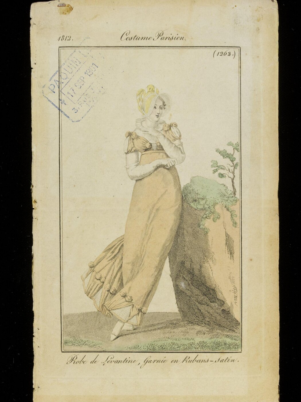 Unknown, Robe de Levantine garnie en Rubans-Satin