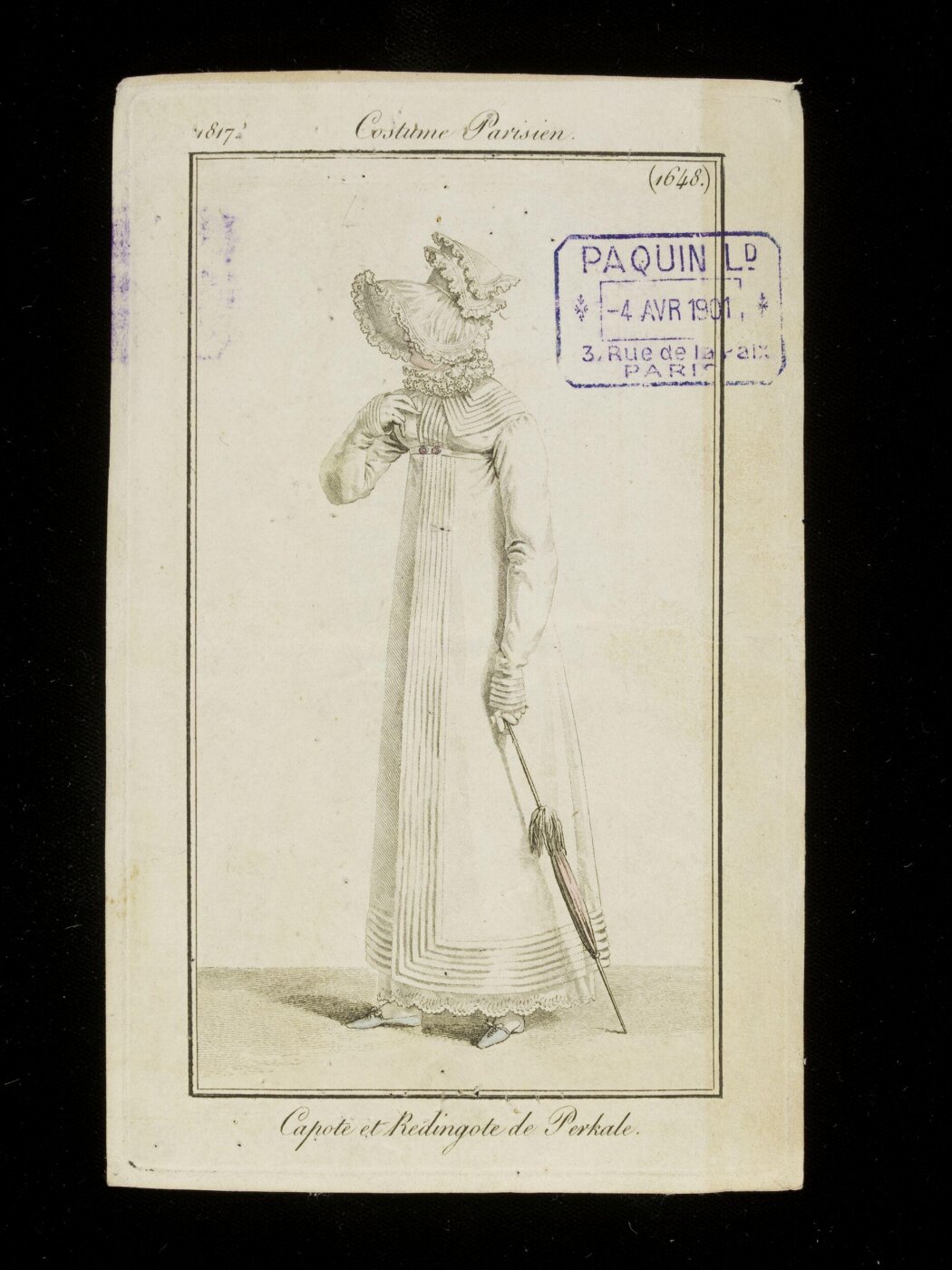 Unknown, Capote et Redingote de Perkale