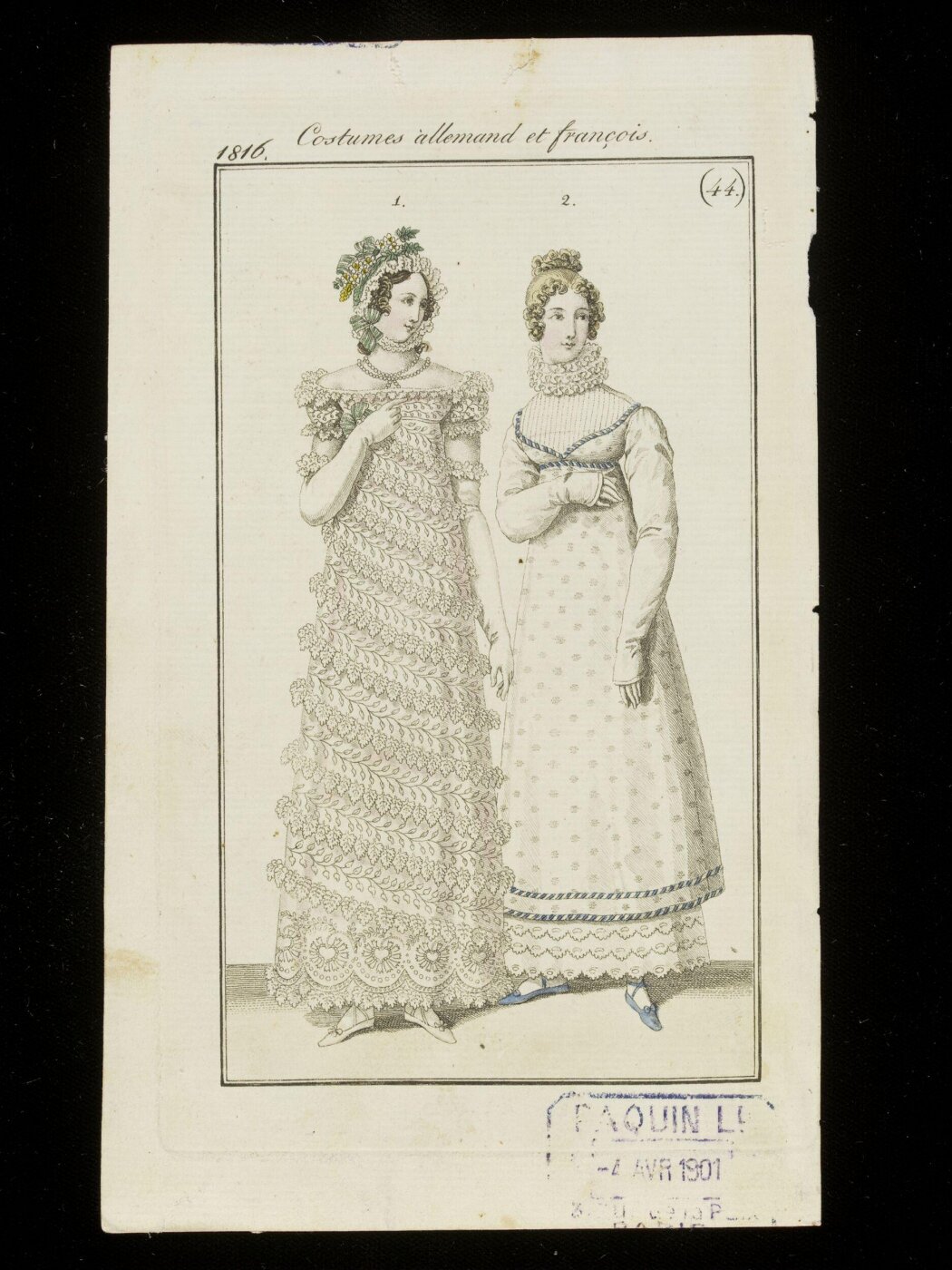 Unknown, Costumes Allemands et Francois