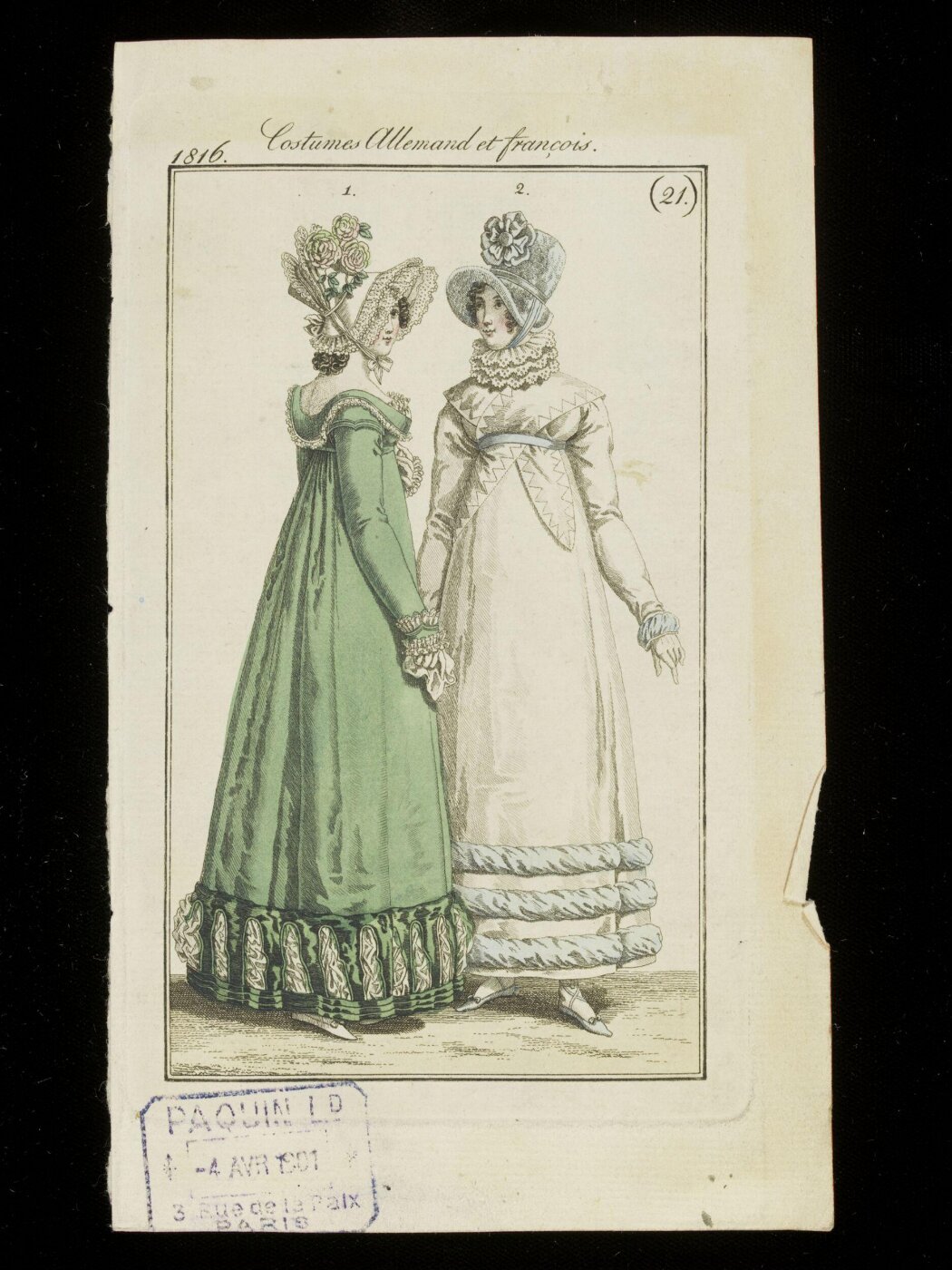 Unknown, Costumes Allemands et Francois