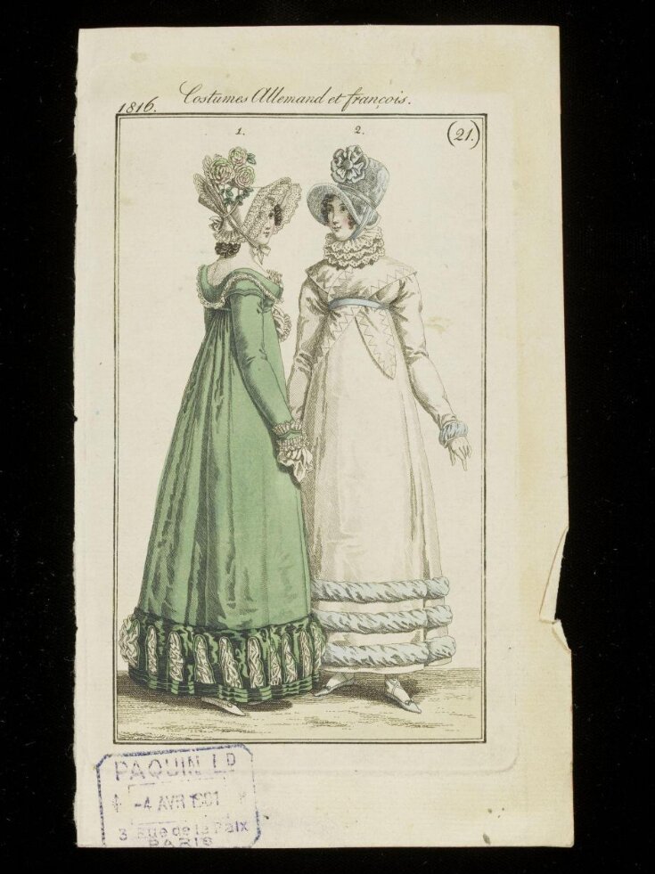 Costumes Allemands et Francois | Unknown | V&A Explore The Collections
