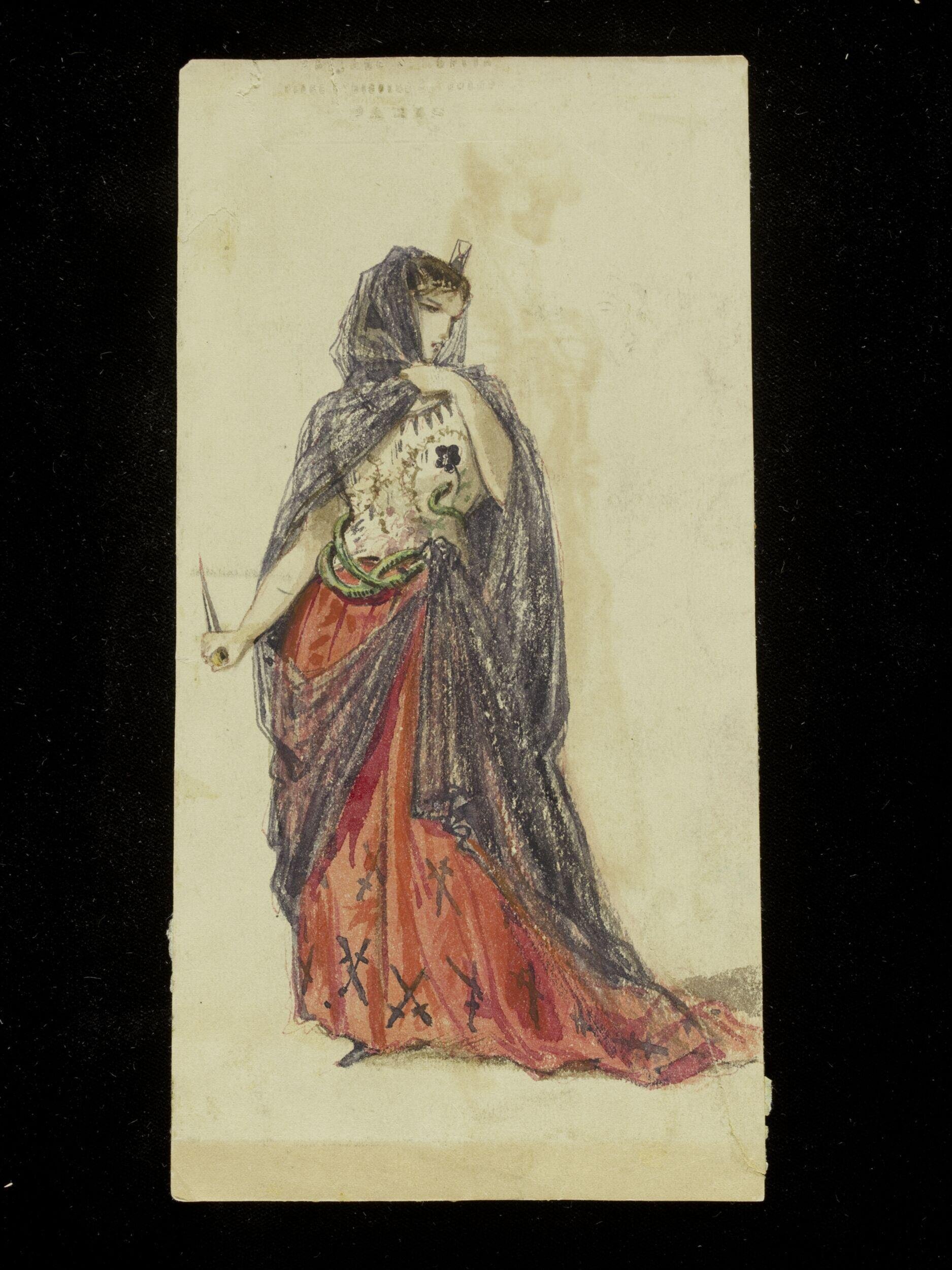 Fancy dress costume design by Jules Marre