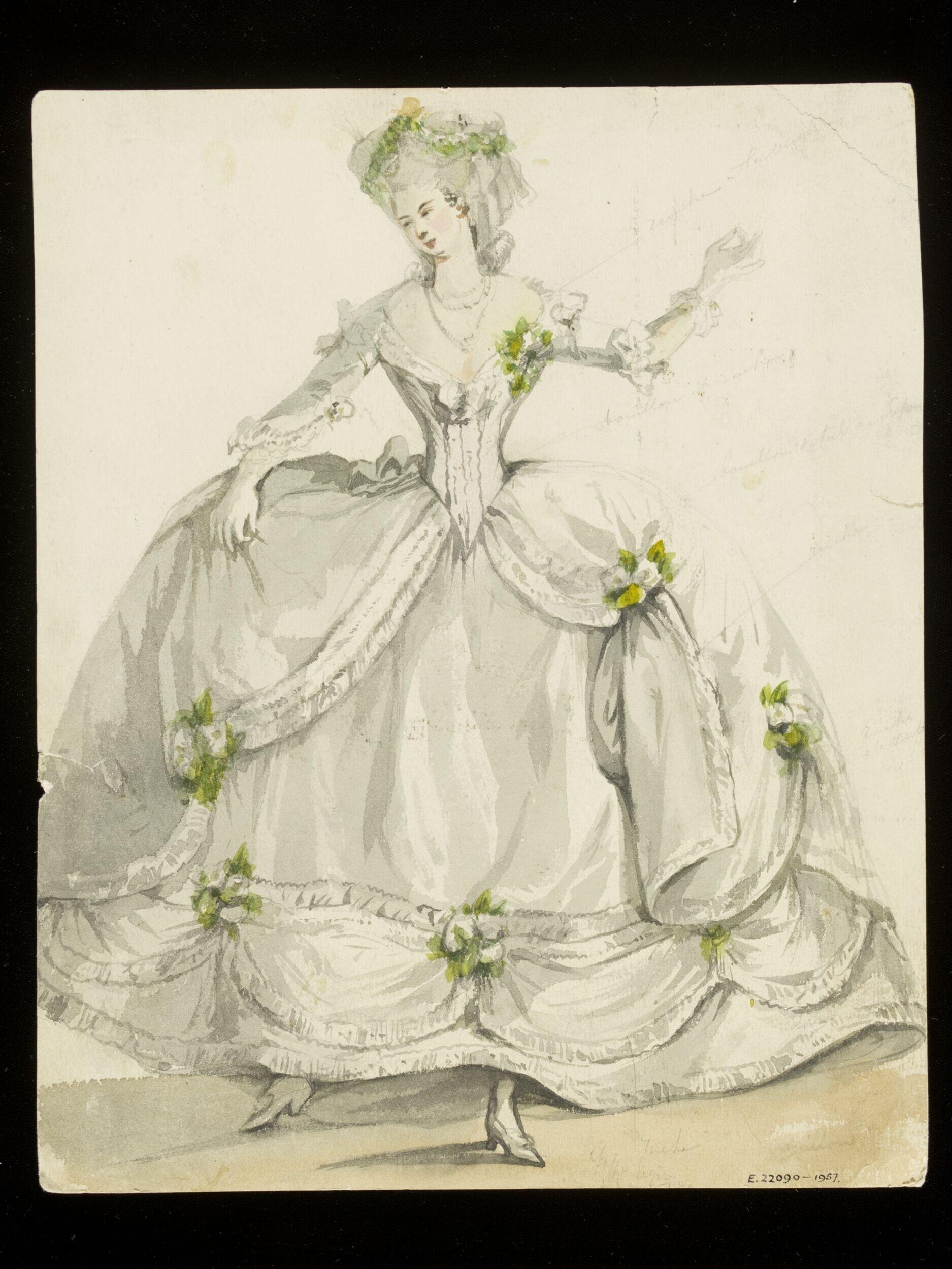 Fancy dress costume design by Jules Marre