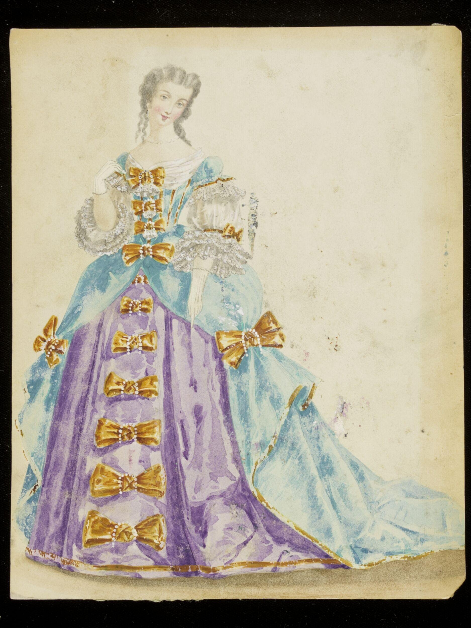 Fancy dress costume design by Léon Sault