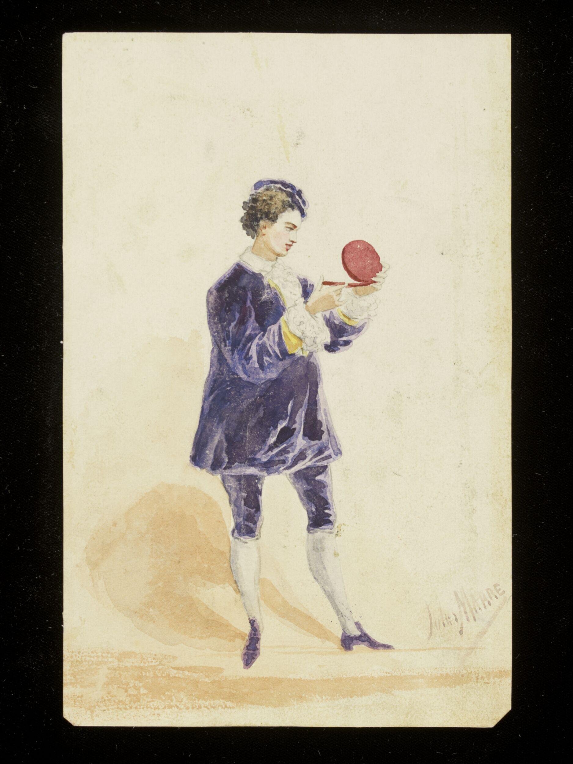Fancy dress costume design by Jules Marre