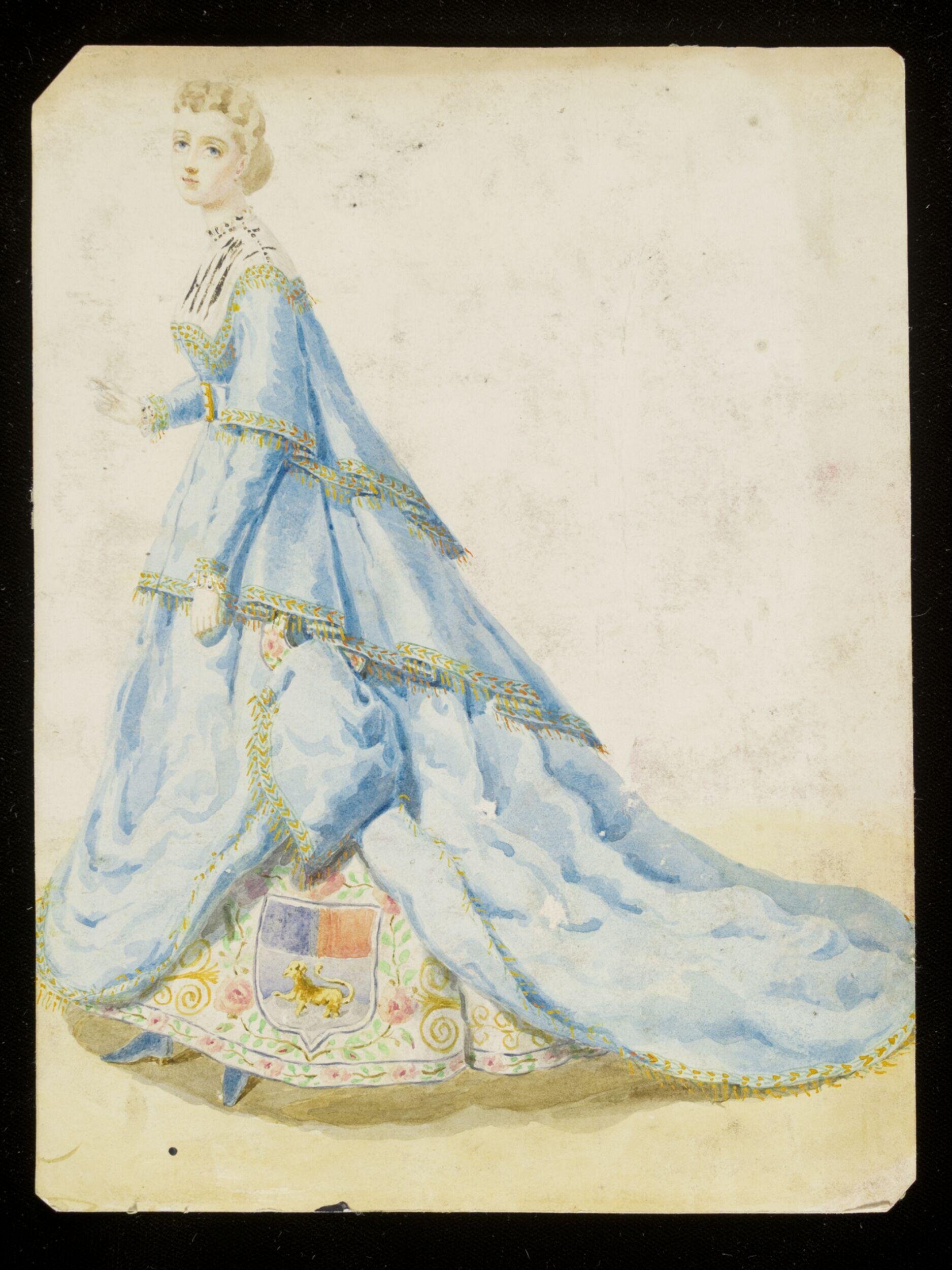 Fancy dress costume design by Leon Sault