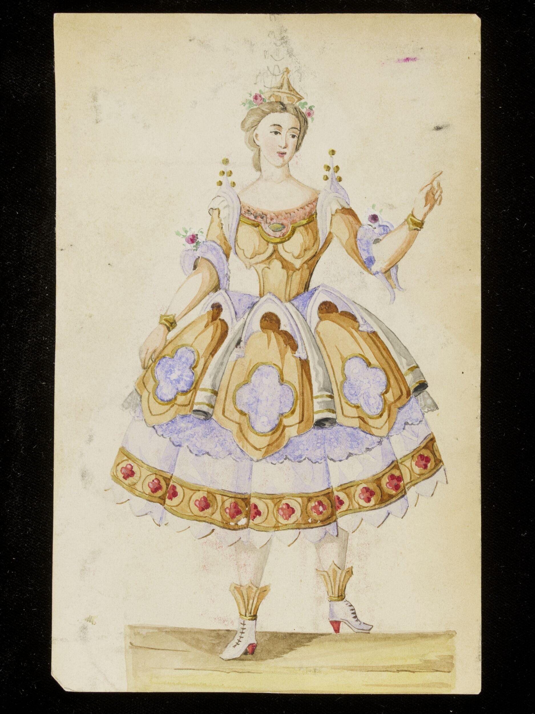 Fancy dress costume design by Charles Frederick Worth