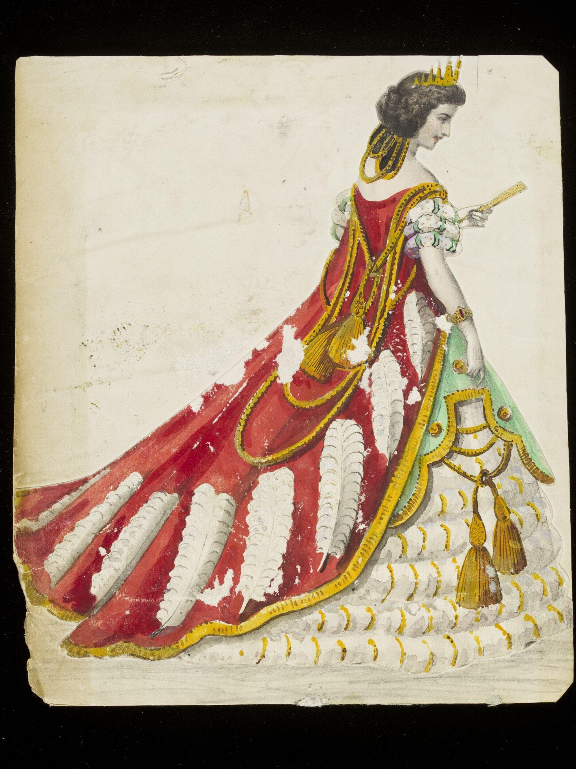 Fancy dress costume design by Jules Helleu