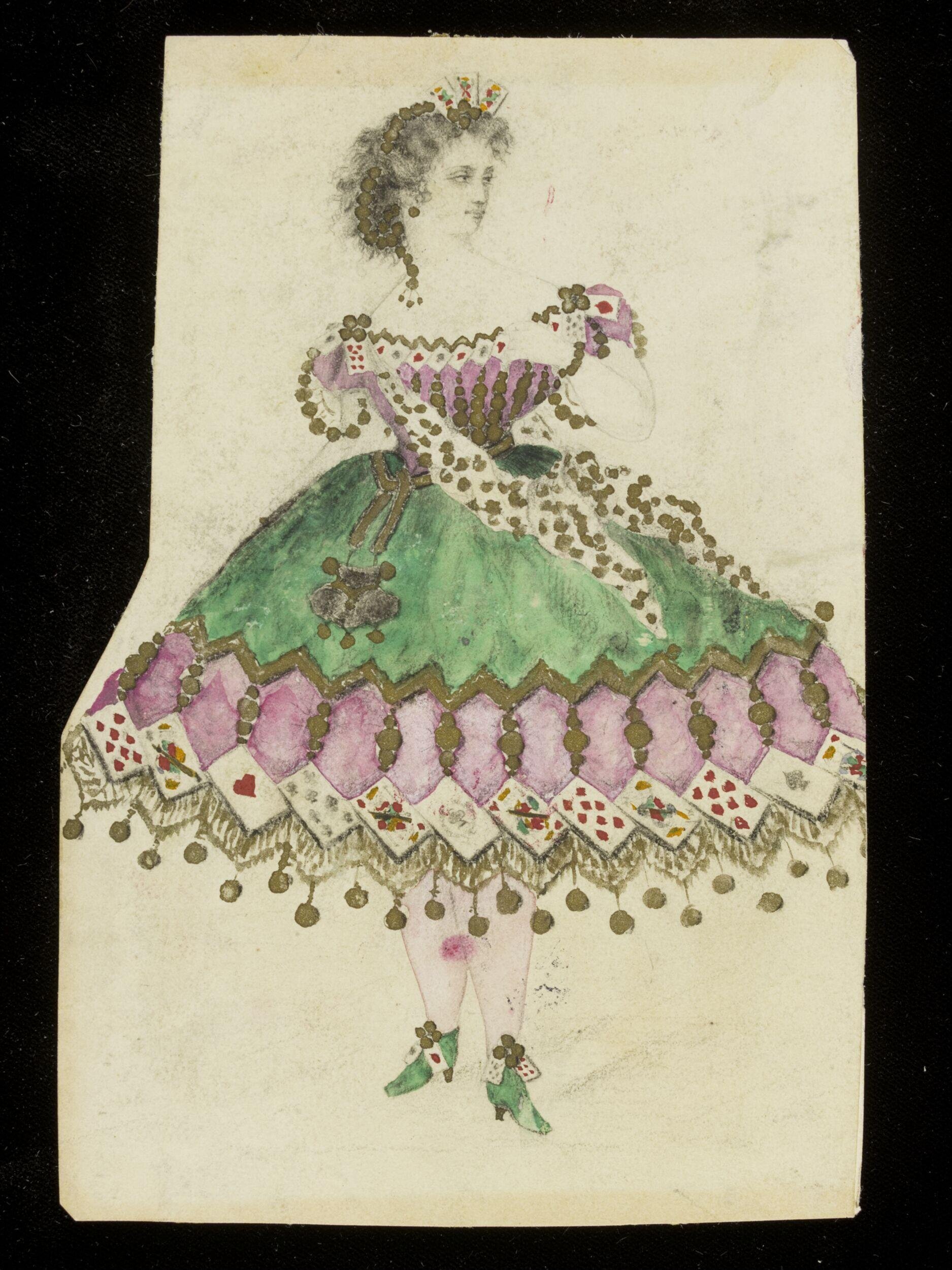 Fancy dress costume design by Charles Frederick Worth