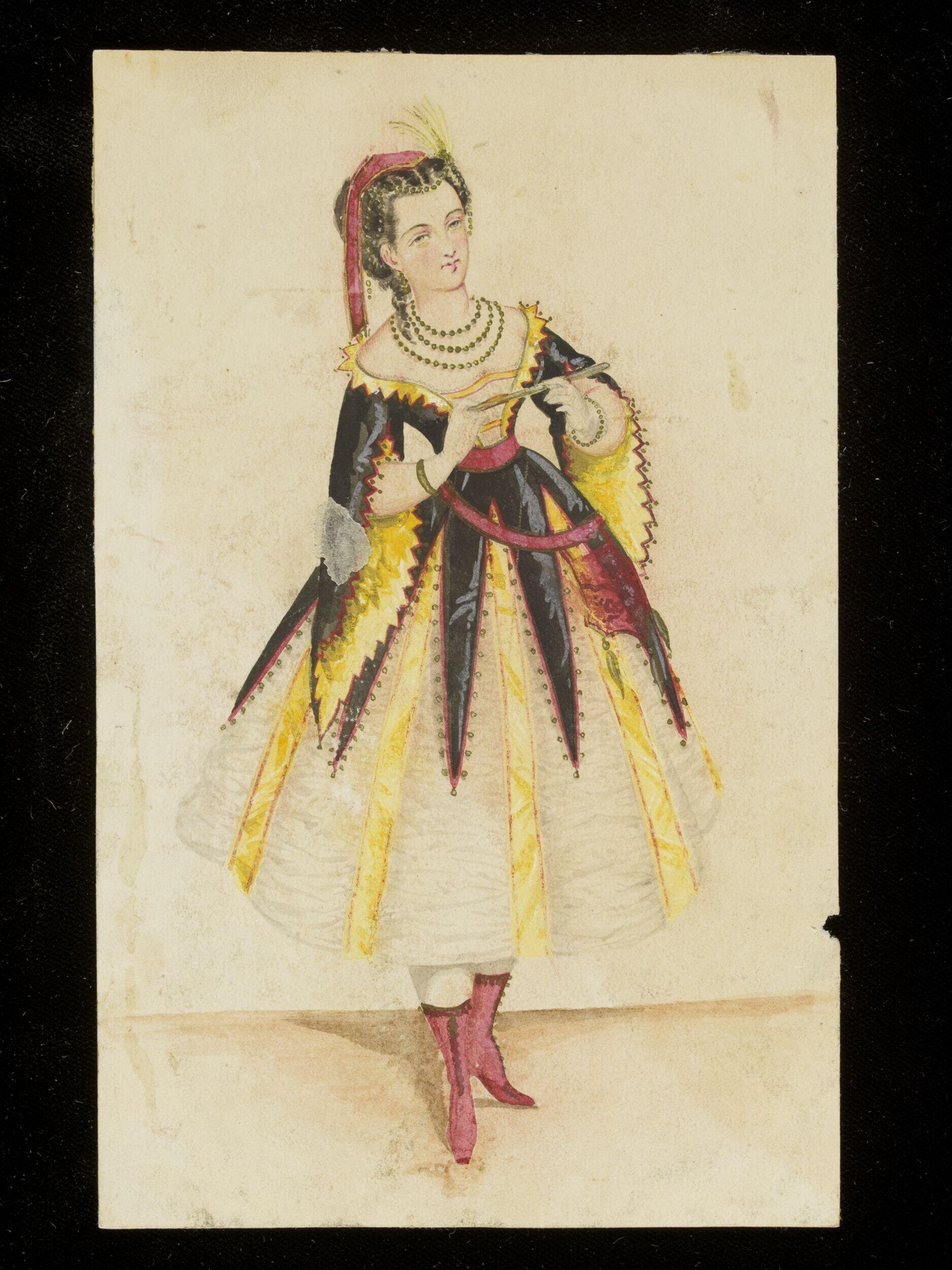 Fancy dress costume design by Jules Marre