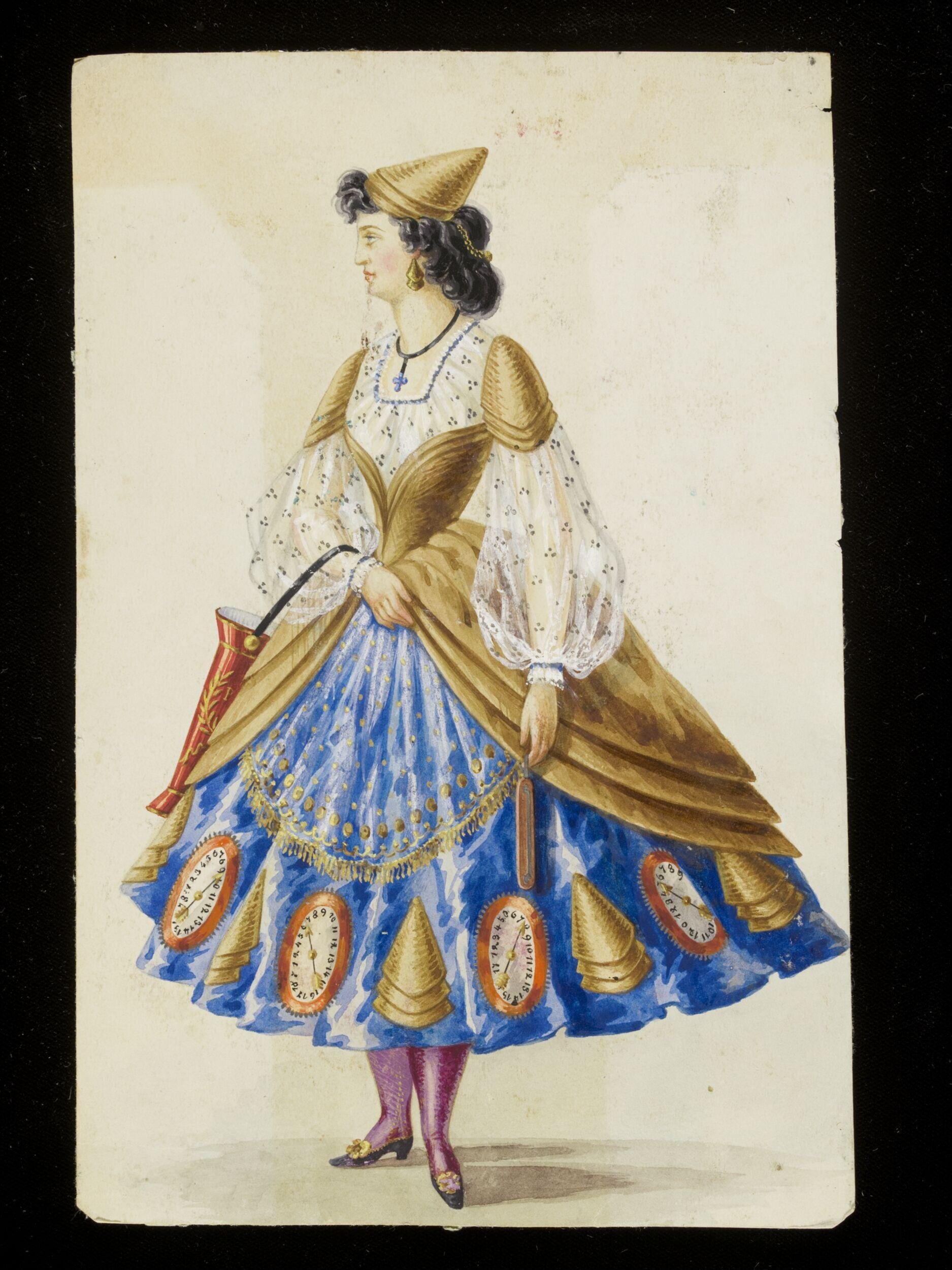 Fancy dress costume design by Leon Sault