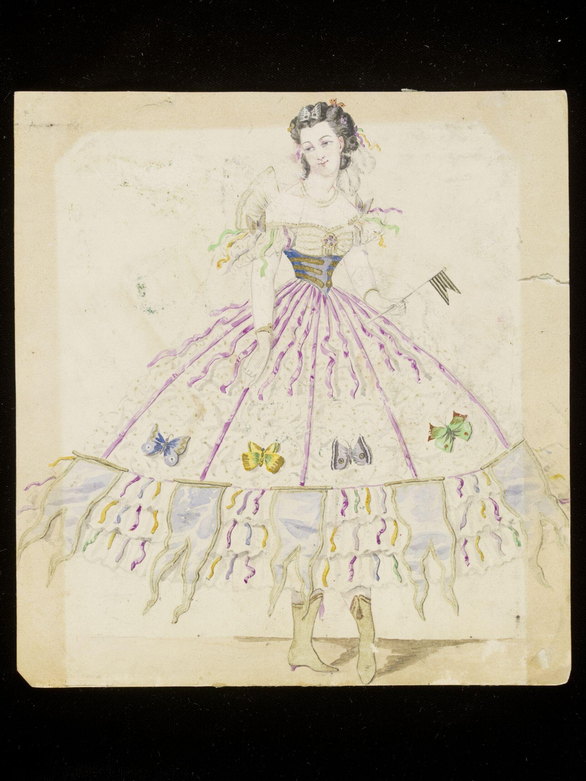 Fancy dress costume design by Léon Sault