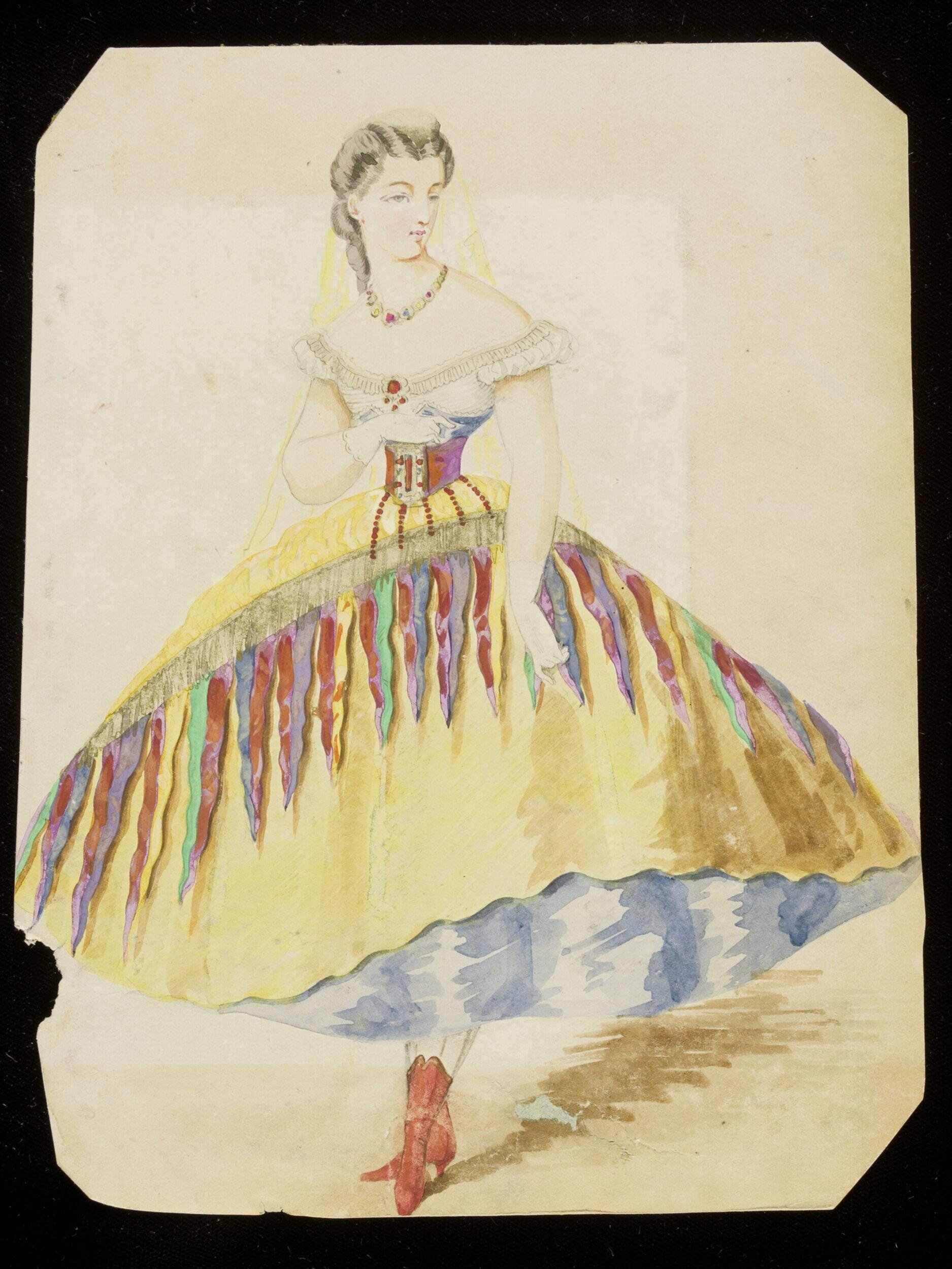 Fancy dress costume design by Jules Marre