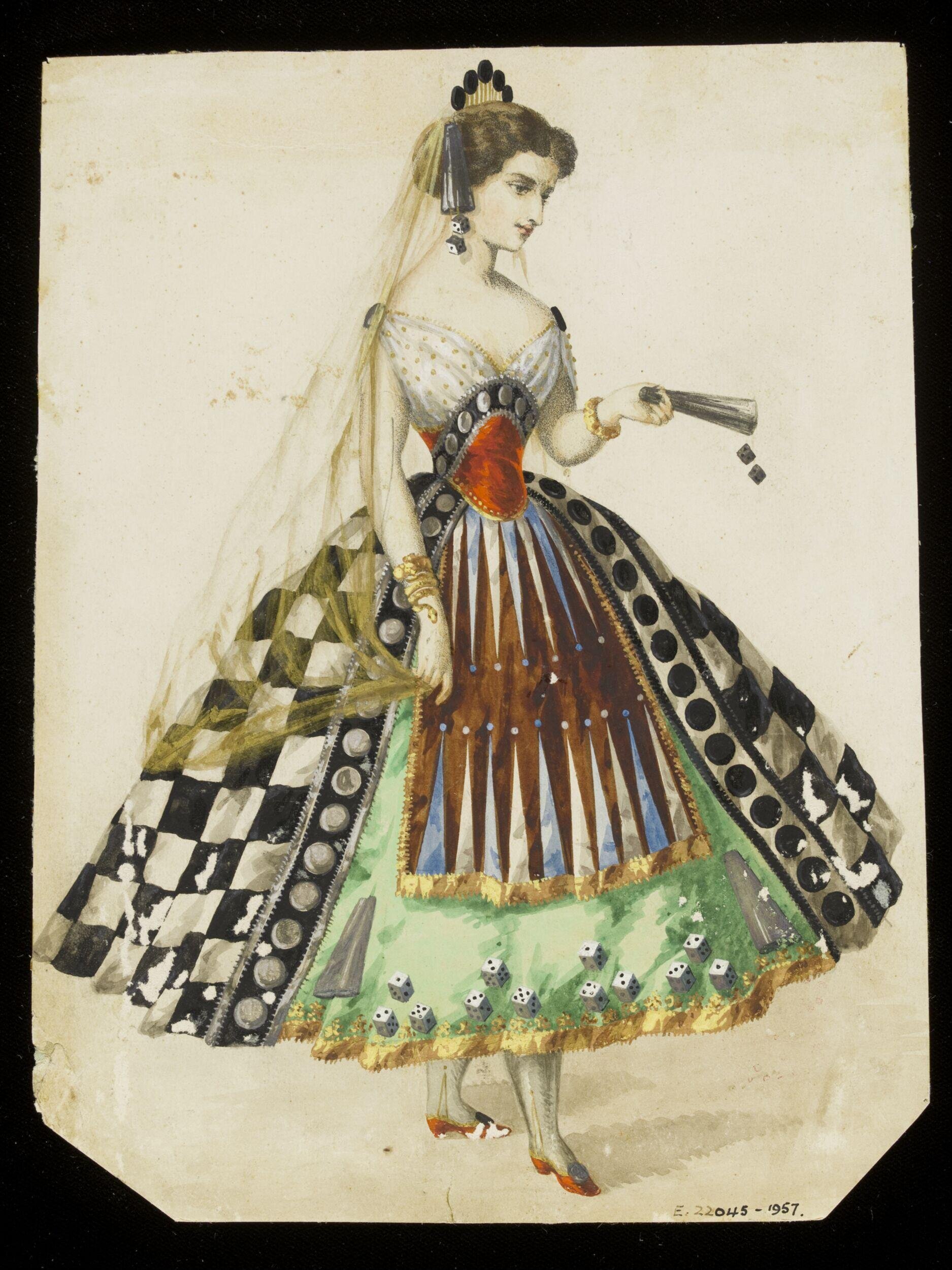 Fancy dress costume design by Léon Sault