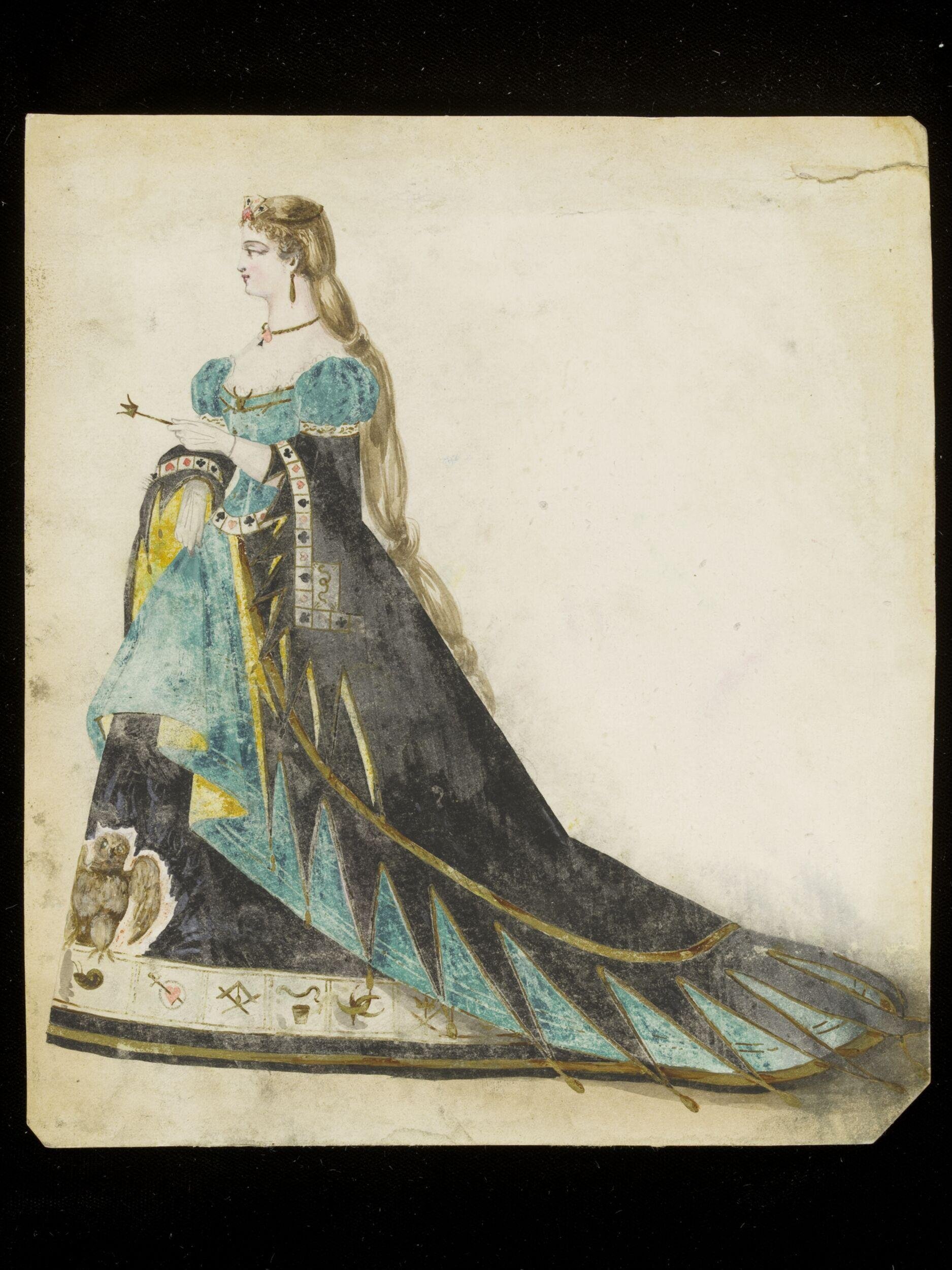 Fancy dress costume design by Léon Sault