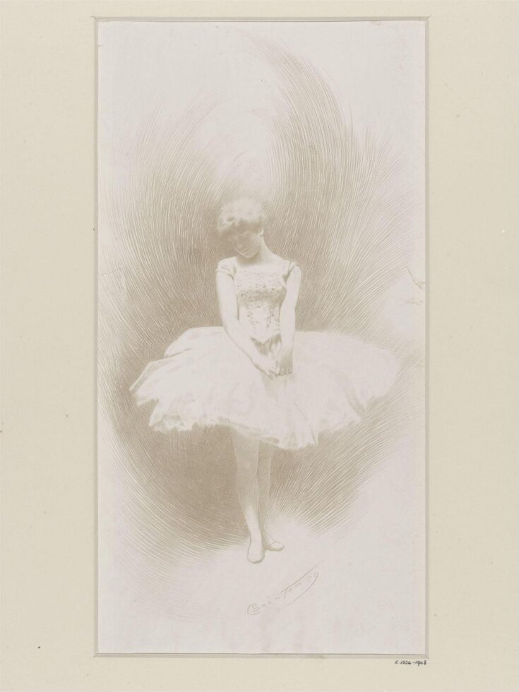 Study of a ballet-dancer top image