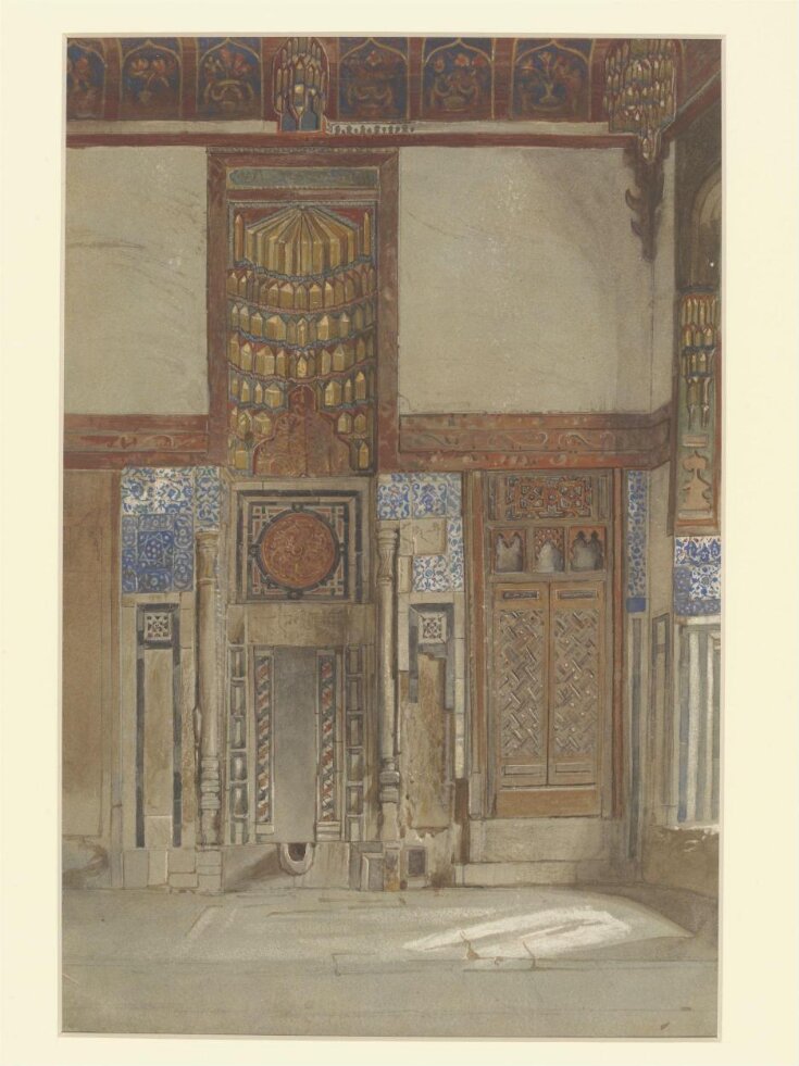 An Interior (the Eastern End) in the House of the Mufti Sheikh El Mahadi top image
