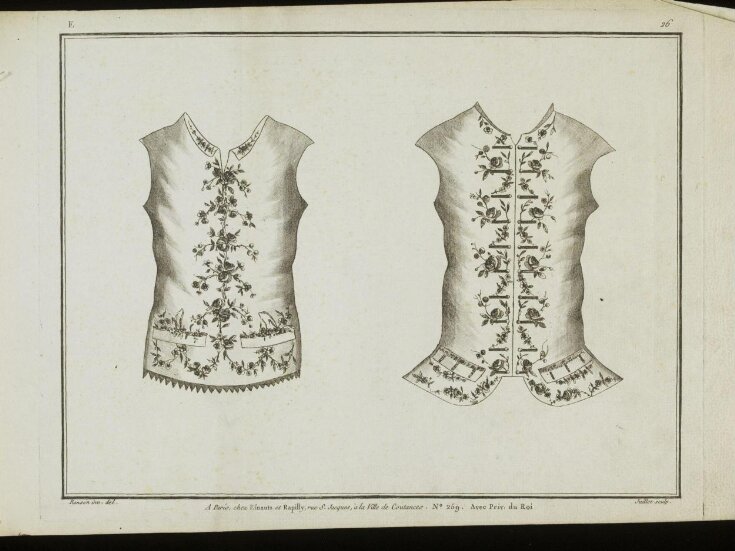 Waistcoat Design | Jacques Juillet | Pierre Ranson | V&A Explore The ...