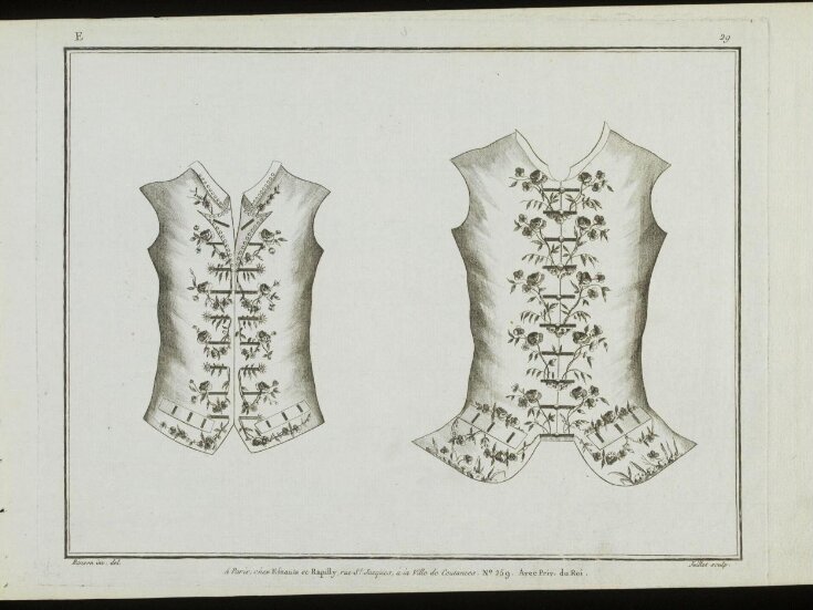 Waistcoat Design | Jacques Juillet | Pierre Ranson | V&A Explore The ...