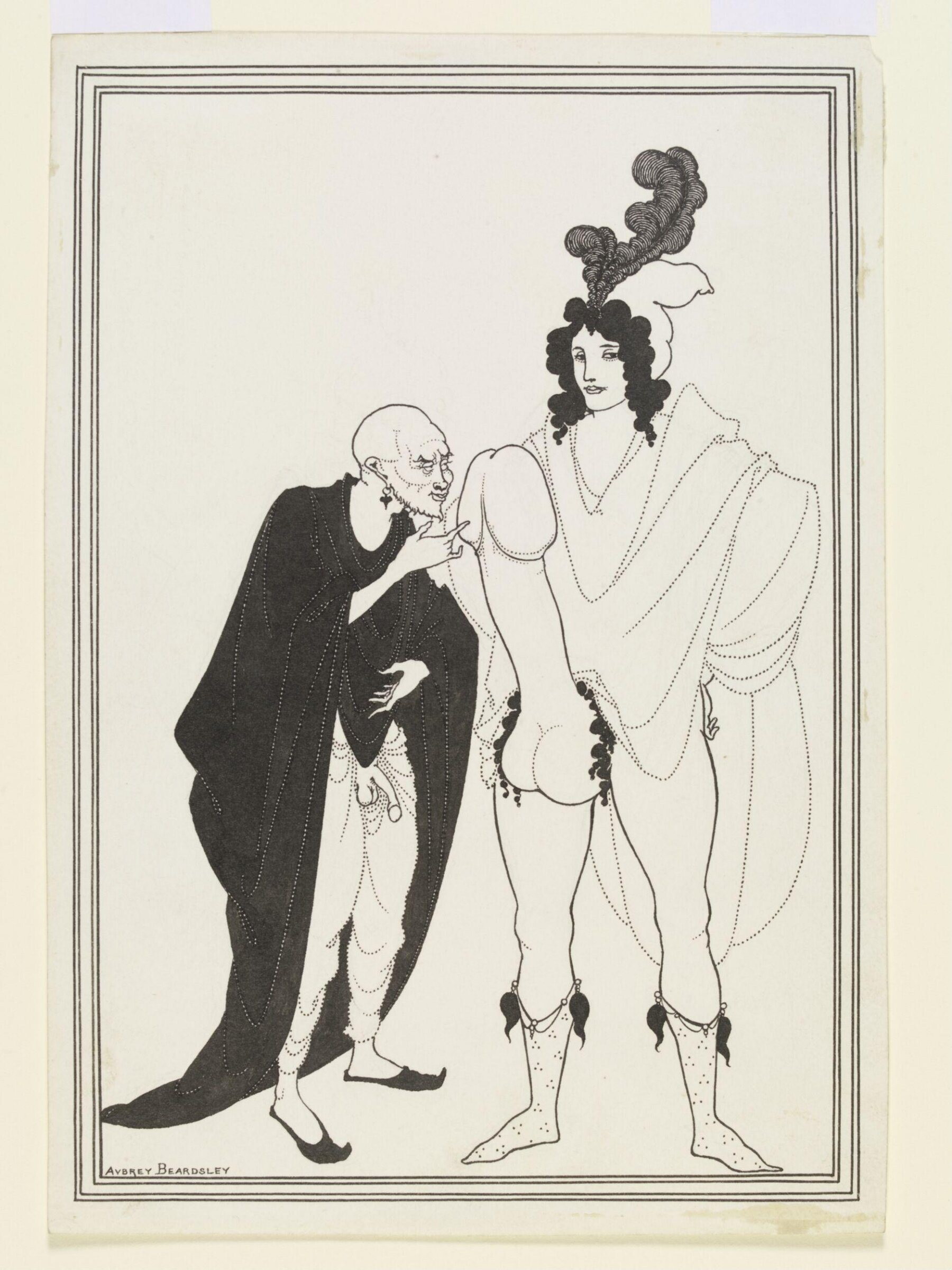 The Examination of the Herald, Aubrey Vincent Beardsley, 1896